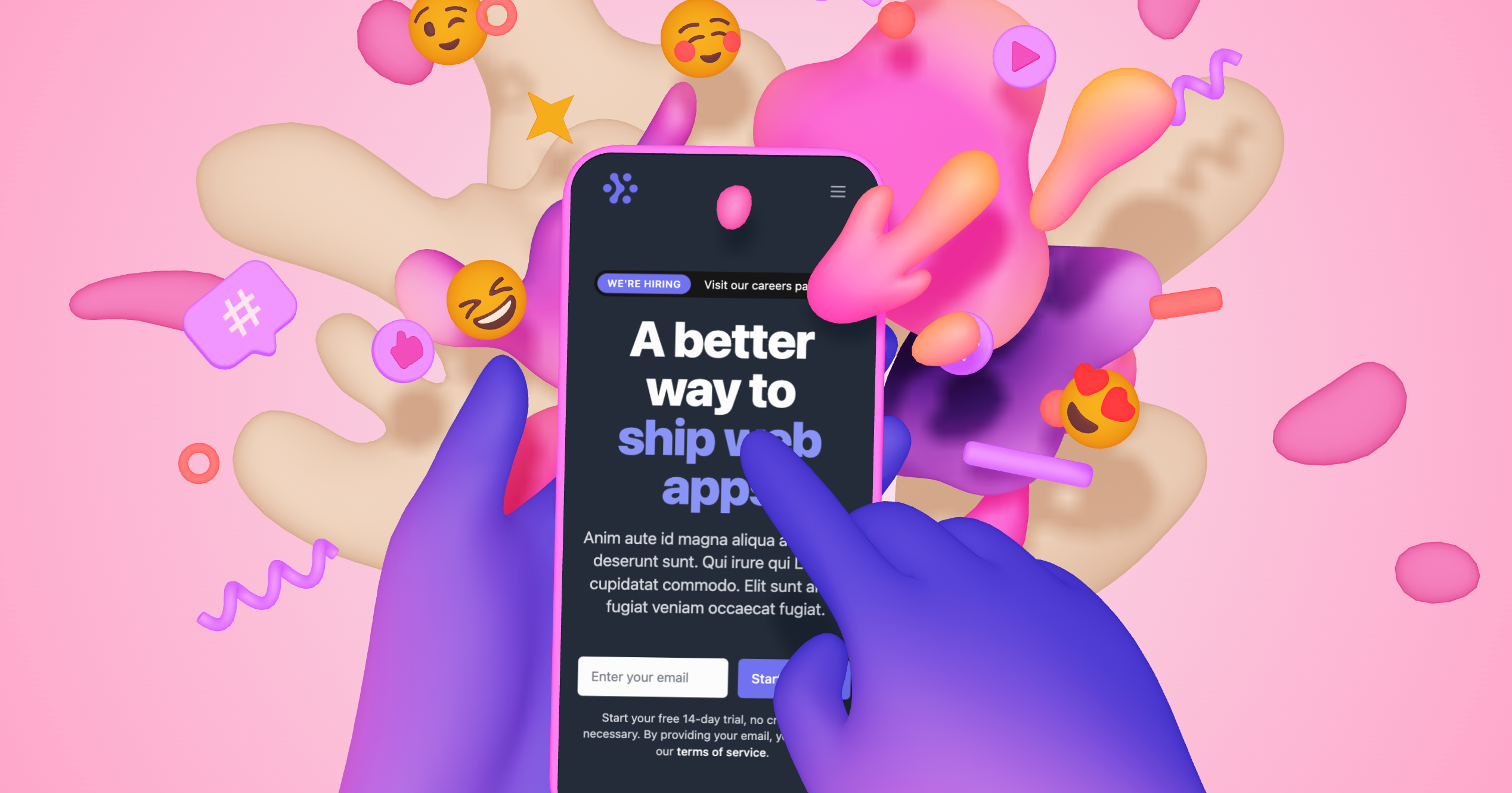 Interactive spline scene + live HTML